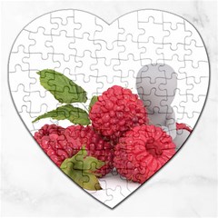 Fruit Healthy Vitamin Vegan Jigsaw Puzzle (heart) by BangZart