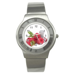 Fruit Healthy Vitamin Vegan Stainless Steel Watch by BangZart