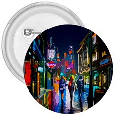 Abstract Vibrant Colour Cityscape 3  Buttons by BangZart