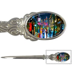 Abstract Vibrant Colour Cityscape Letter Openers by BangZart