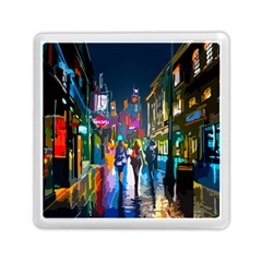 Abstract Vibrant Colour Cityscape Memory Card Reader (square)  by BangZart