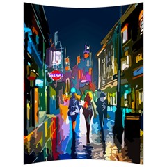 Abstract Vibrant Colour Cityscape Back Support Cushion