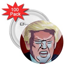 Donald Trump Pop Art President Usa 2 25  Buttons (100 Pack)  by BangZart