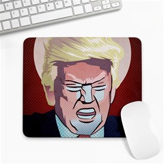 Donald Trump Pop Art President Usa Large Mousepads by BangZart