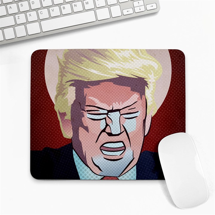 Donald Trump Pop Art President Usa Large Mousepads