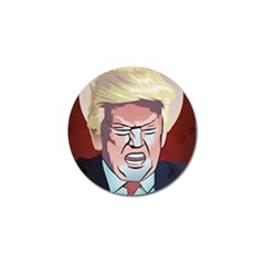 Donald Trump Pop Art President Usa Golf Ball Marker by BangZart