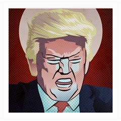 Donald Trump Pop Art President Usa Medium Glasses Cloth by BangZart