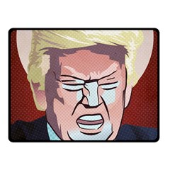 Donald Trump Pop Art President Usa Fleece Blanket (small)