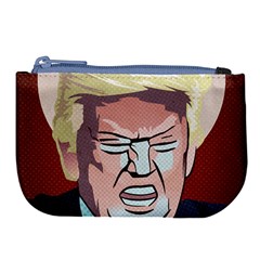 Donald Trump Pop Art President Usa Large Coin Purse by BangZart