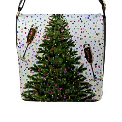 New Year S Eve New Year S Day Flap Messenger Bag (l) 