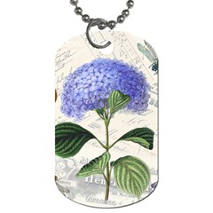 Vintage Shabby Chic Dragonflies Dog Tag (two Sides) by BangZart