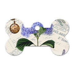 Vintage Shabby Chic Dragonflies Dog Tag Bone (one Side) by BangZart