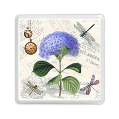 Vintage Shabby Chic Dragonflies Memory Card Reader (square)  by BangZart