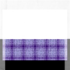 Purple Plaid Original Traditional Rectangular Jigsaw Puzzl by BangZart