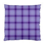 Purple Plaid Original Traditional Standard Cushion Case (One Side) Front