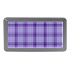 Purple Plaid Original Traditional Memory Card Reader (mini) by BangZart