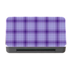 Purple Plaid Original Traditional Memory Card Reader With Cf by BangZart