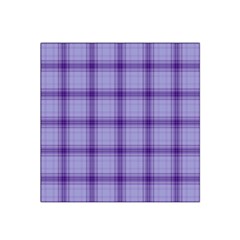 Purple Plaid Original Traditional Satin Bandana Scarf by BangZart