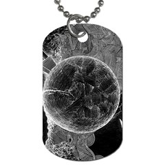 Space Universe Earth Rocket Dog Tag (two Sides) by BangZart