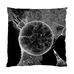 Space Universe Earth Rocket Standard Cushion Case (one Side) by BangZart