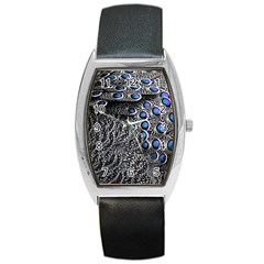 Feather Bird Bird Feather Nature Barrel Style Metal Watch by BangZart