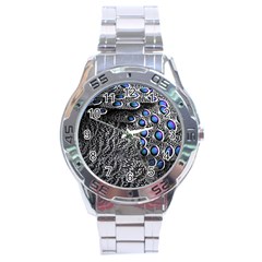 Feather Bird Bird Feather Nature Stainless Steel Analogue Watch by BangZart