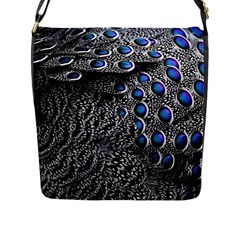 Feather Bird Bird Feather Nature Flap Messenger Bag (l) 