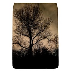 Tree Bushes Black Nature Landscape Flap Covers (s)  by BangZart