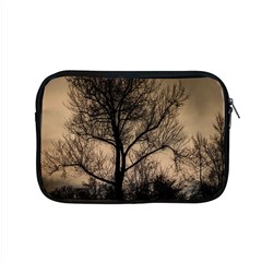 Tree Bushes Black Nature Landscape Apple Macbook Pro 15  Zipper Case by BangZart