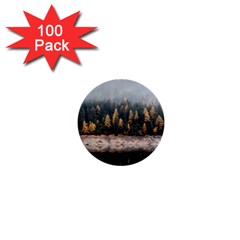 Trees Plants Nature Forests Lake 1  Mini Buttons (100 Pack)  by BangZart