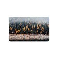 Trees Plants Nature Forests Lake Magnet (name Card) by BangZart