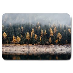 Trees Plants Nature Forests Lake Large Doormat  by BangZart