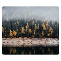 Trees Plants Nature Forests Lake Double Sided Flano Blanket (small)  by BangZart