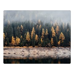 Trees Plants Nature Forests Lake Double Sided Flano Blanket (large)  by BangZart