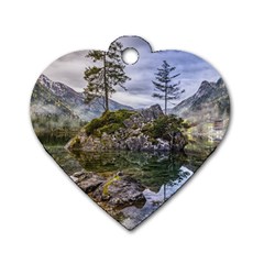 Hintersee Ramsau Berchtesgaden Dog Tag Heart (two Sides) by BangZart