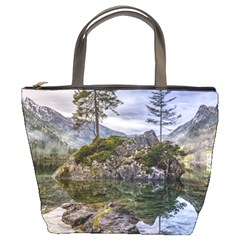 Hintersee Ramsau Berchtesgaden Bucket Bags by BangZart