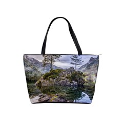 Hintersee Ramsau Berchtesgaden Shoulder Handbags by BangZart