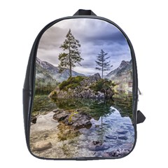 Hintersee Ramsau Berchtesgaden School Bag (large) by BangZart