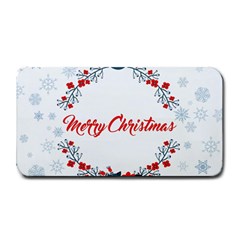 Merry Christmas Christmas Greeting Medium Bar Mats by BangZart