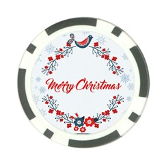 Merry Christmas Christmas Greeting Poker Chip Card Guard by BangZart