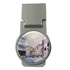 Venice Small Town Watercolor Money Clips (round)  by BangZart