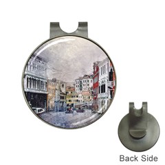 Venice Small Town Watercolor Hat Clips With Golf Markers by BangZart