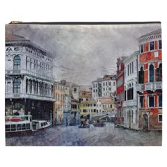 Venice Small Town Watercolor Cosmetic Bag (xxxl)  by BangZart