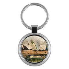 Sydney The Opera House Watercolor Key Chains (round)  by BangZart