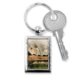 Sydney The Opera House Watercolor Key Chains (Rectangle)  Front