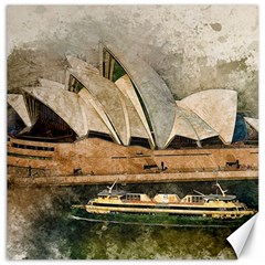 Sydney The Opera House Watercolor Canvas 20  X 20   by BangZart