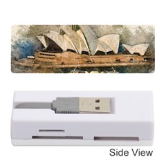 Sydney The Opera House Watercolor Memory Card Reader (stick)  by BangZart