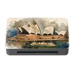 Sydney The Opera House Watercolor Memory Card Reader with CF Front