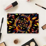 Spiky Abstract Cosmetic Bag (Medium)  Back