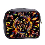 Spiky Abstract Mini Toiletries Bag 2-Side Back